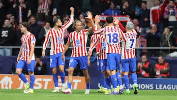 Atletico Madrid scored three goals in the first 17 minutes and cruised through the first leg of their Round 16 match against Tottenham at the Metropolitano.