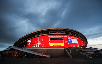 Belleza y color: las imágenes de los hinchas en Kazán