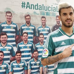 El Betis presenta la camiseta homenaje a Andalucía y Celtic