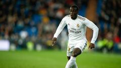 Mendy, en el partido ante el Celta de Vigo.