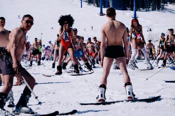 Descenso en bikini y bañador, tanto en esquí como en snowboard, de 1.761 personas.