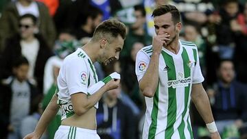 Fabián y Loren Morón, canteranos del Betis.