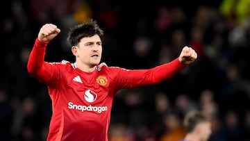 Harry Maguire scored a second-half winner as Manchester United recovered from the sending-off of Patrick Dorgu to beat Ipswich Town.