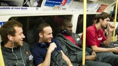 El Barça fue en metro al O2; el Madrid tardó una hora en bus