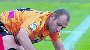 <b>MALA RACHA. </b>El meta quiere un triunfo tras tres semanas sin ganar.