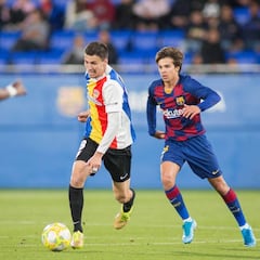 Al Barça B - Andorra le faltó el gol y la presencia de Piqué