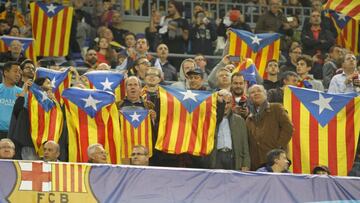 Barcelona fined by UEFA for Catalan separatist flags