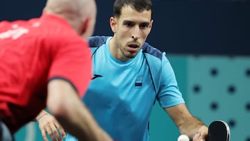 El español Álvaro Robles durante uno de sus partidos.