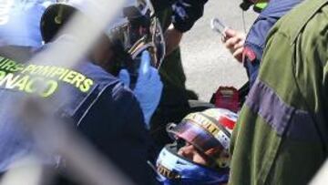 Petrov, evacuado al hospital Princesa Gracia de Mónaco