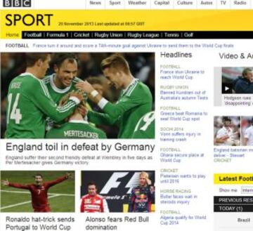 Portadas de la prensa extranjera