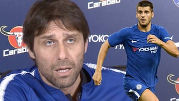 A ver si va a peligrar el Mundial para Morata: Conte, muy abatido con sus lesiones