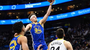 The Utah Jazz took the Golden State Warriors to the final second from the Delta Center, but Colin Sexton missed a game tying three as the buzzer sounded.