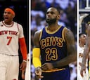LeBron James busca compañero: ¿Carmelo o Paul George?