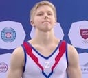 El gimnasta que lució la Z en apoyo a Rusia, castigado con un año sin competir