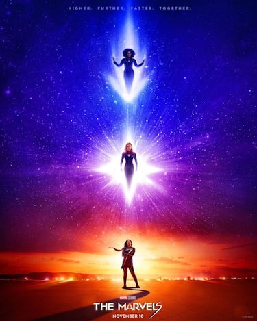 The Marvels push back the release date and reveal a first poster that makes it clear: this is no longer Captain Marvel 2