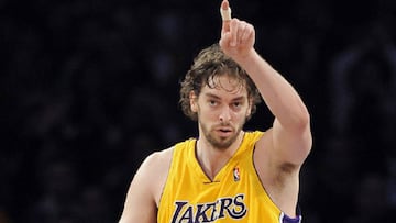 ¿Pau Gasol, el próximo en tener el número retirado en los Lakers?