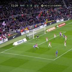 Se esperaba con morbo cómo celebraría el primer gol Dembélé y fue más que significativa