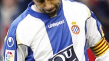 Tamudo se lamenta tras fallar un penalti