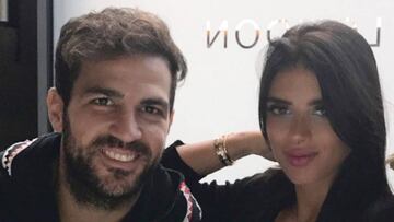 Cesc Fàbregas y Daniella Semaan.