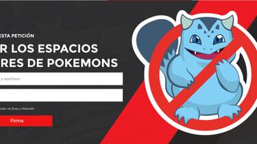 Están recogiendo firmas para prohibir Pokémon Go en algunos lugares