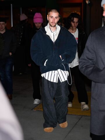 Justin Bieber visto el 30 de enero de 2025 en la ciudad de Nueva York.