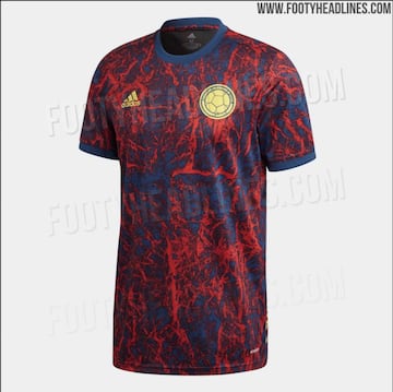 Se filtró la nueva camiseta de entrenamiento de la Selección Colombia para la Copa América 2020.