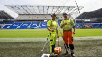 Las obras del estadio de la final de la Supercopa están terminadas.