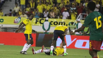 Colombia enfrentó a Camerún el 16 de octubre de 2012.