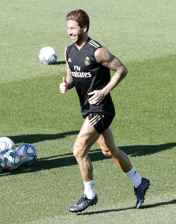 El Real Madrid se entrena antes del estreno en Vigo