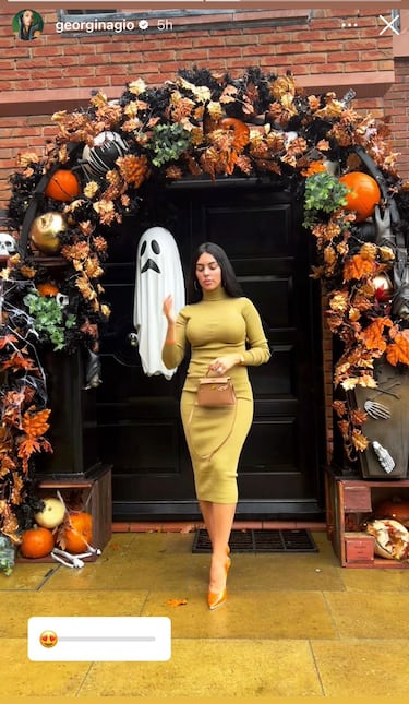 Así se prepara Georgina Rodríguez para la noche de Halloween