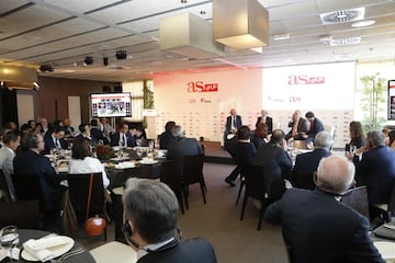 Vista general de la sala de la Federación Española de Fútbol de Las Rozas donde se ha realizado la presentación. 

