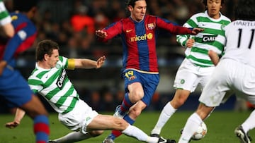 Messi inició su conquista de Europa en Celtic Park en 2008
