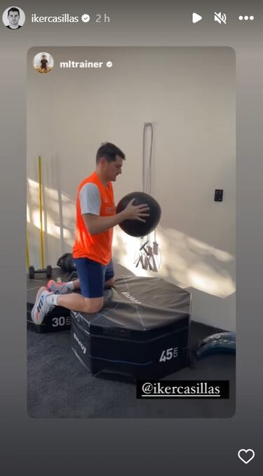 La rutina de gimnasio de Iker Casillas