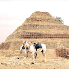 Hallazgo sobre cómo se construyó la pirámide de Saqqara