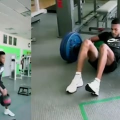 ¡Ya se prepara! Ayrton Preciado se entrena para volver a Santos