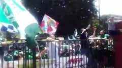 Hinchas de Wanderers, La Serena y Colchagua llegaron a la ANFP