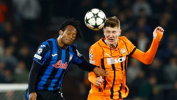 Cuadrado hace historia en UCL y Atalanta golea a Shakhtar