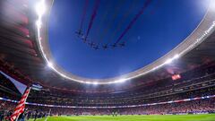 Las imágenes de la inauguración del nuevo estadio del Atlético