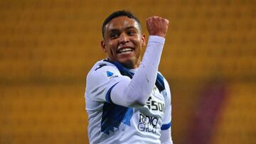 El delantero colombiano ha marcado 13 goles en la temporada y es el goleador del Atalanta.