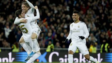 Valverde, Modric y Casemiro han aumentado sus prestaciones goleadoras en este comienzo de temporada: entre los tres suman seis goles.