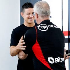 James en Sao Paulo: Así han sido sus primeras horas