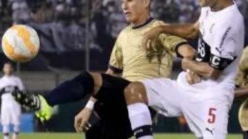 Luis Páez, delantero titular de Águilas en la visita a territorio paraguayo