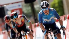 Asi le fue a los ciclistas colombianos en la etapa 11 de la Vuelta a Espa&ntilde;a 2021. Superman L&oacute;pez fue tercero a 5 segundos del ganador Primoz Roglic