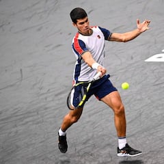 Alcaraz - Sinner: horario, TV y dónde ver el Masters 1000 de París en directo