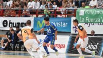 Daniel (Movistar Inter), frente a Juan Carlos (Peñíscola.