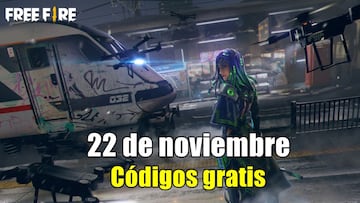 Códigos Free Fire de hoy 22 de noviembre de 2021; todas las recompensas gratis