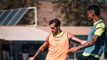 El Almería arranca la semana sin la presencia de Rubi ni Gui Guedes