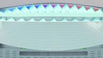 Futuro estadio del Atlético de Madrid.