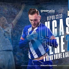 El Depor cierra el fichaje de Lucas Pérez