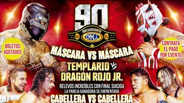 Este es el cartel para el 90 Aniversario del CMLL.